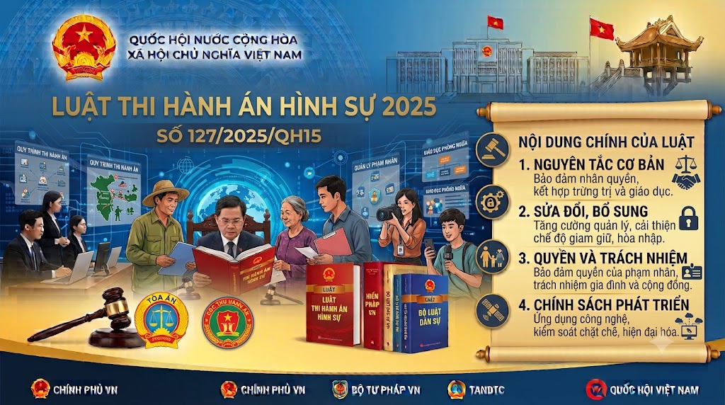 Luật Thi hành án hình sự của Quốc hội, số 127/2025/QH15